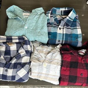 American Eagle Outfitters Men's Plaid and Solid Shirt Collection